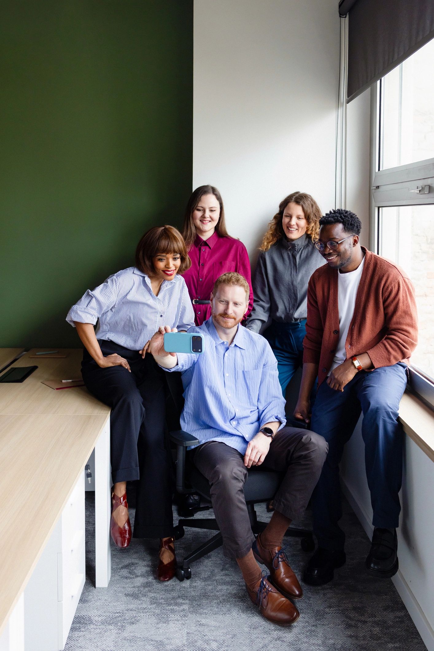 Professional team image representing customer support